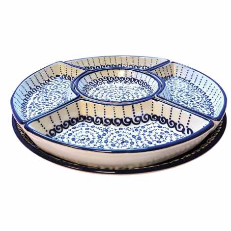 Wholesale Embossed 6 Piece Serving Set 275x40 MM - 1