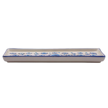 Wholesale Embossed Nazar Rectangular Plate - 2