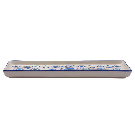 Wholesale Embossed Nazar Rectangular Plate - 2