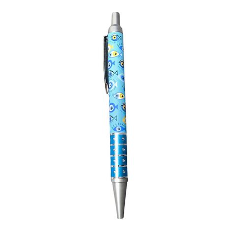 Wholesale Evil Eye Themed Click Ballpoint Pen - 1