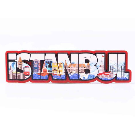 Wholesale Istanbul Themed Myros UV Printed Refrigerator Magnet - 2