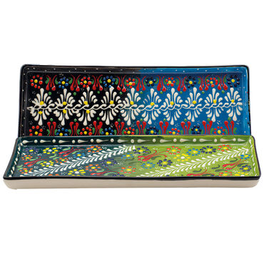 Wholesale Lace Rectangular Plate - Myros