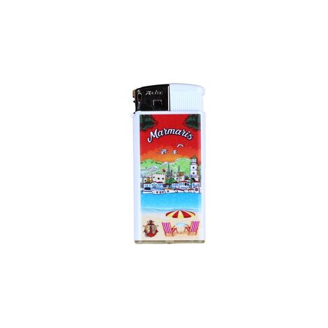 Wholesale Marmaris Themed Single Flame UV Lighter 365 mm x 80 mm - 1