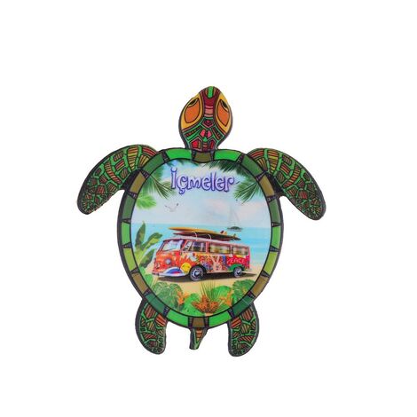 Wholesale Myros UV Turtle Shaped Refrigerator Magnet 80*74 mm - 1