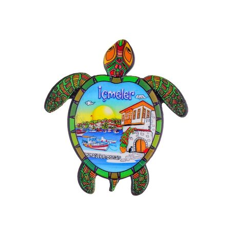 Wholesale Myros UV Turtle Shaped Refrigerator Magnet 80*74 mm - 3