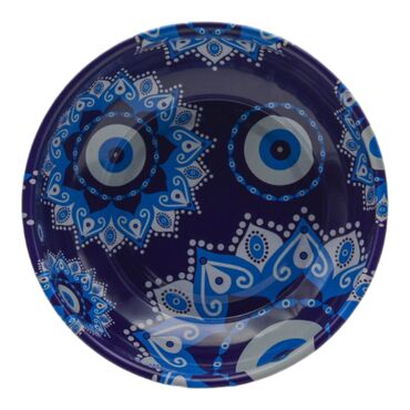 Wholesale Nazar Themed Metal Bowl 95 mm - 6