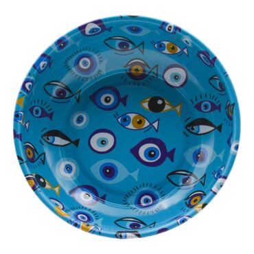 Wholesale Nazar Themed Metal Bowl 95 mm - 9