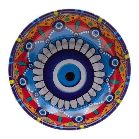 Wholesale Nazar Themed Metal Bowl 95 mm - 10