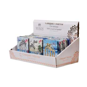 Wholesale Side Themed Myros Rectangle PU Mirror - Myros