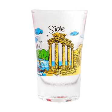 Wholesale Side Themed Printed Shot Glass 45x70 mm - Myros