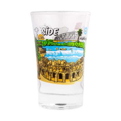 Wholesale Side Themed Printed Shot Glass 45x70 mm - 5