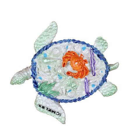 Wholesale Stone and Mother of Pearl Embellished Polyester Refrigerator Magnet - 2