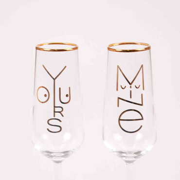 Wine Glass Set Of 2 Pcs 195Cc - Thumbnail