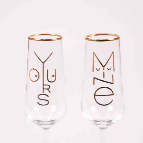 Wine Glass Set Of 2 Pcs 195Cc