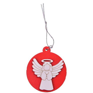 Myros - Wooden Angel Christmas Ornament