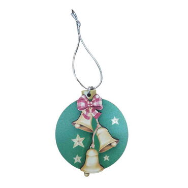 Myros - Wooden Bell Christmas Ornament