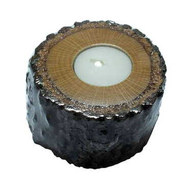 Myros - Wooden Candle Holder 5Cm