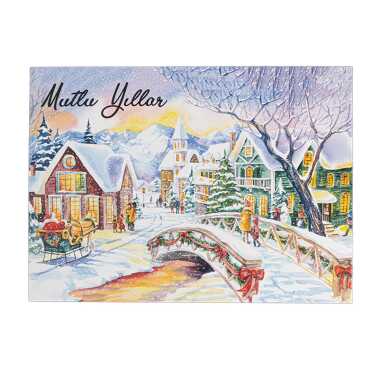 Yılbaşı Temalı Kartpostal - 2