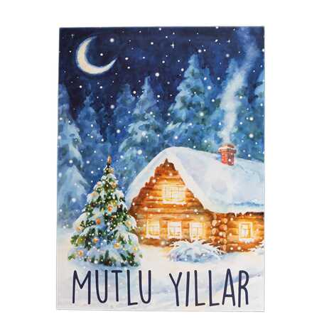 Yılbaşı Temalı Kartpostal - 4