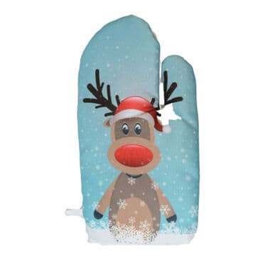 Christmas Themed Customised Digital Printed Kitchen Glove 300x150 mm - 5
