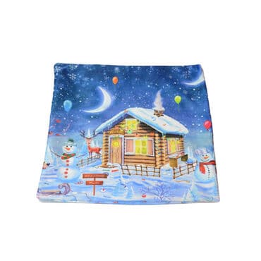 Christmas Themed Customised Digital Printed Cushion 400x400 mm - 7
