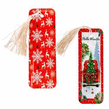 Yılbaşı Temalı Myros Metal Kitap Ayracı - 3