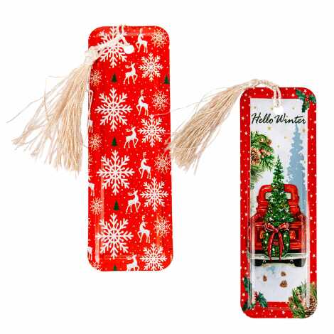 Yılbaşı Temalı Myros Metal Kitap Ayracı - 3