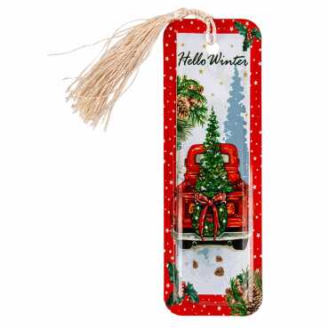 Yılbaşı Temalı Myros Metal Kitap Ayracı - 4