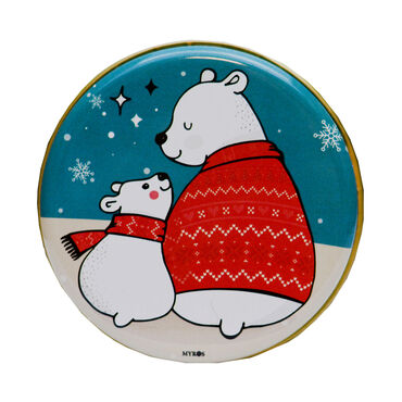 Christmas Themed Tin Boxed Candle 73x35 mm - 5