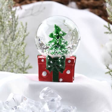 Toptan Yılbaşı Temalı Polyester Suluküre 45 Mm - 5