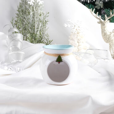Ceramic Straight Censer Candle Holder - 3