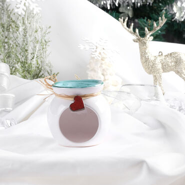 Ceramic Straight Censer Candle Holder - 5