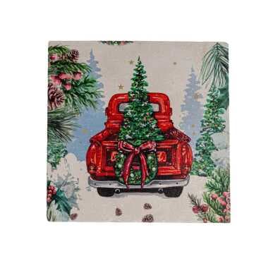 Christmas Themed Stone Coaster 100x100 mm - 5