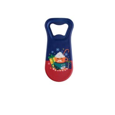 Christmas Themed Customised Uv Printed  Plastic Base Plastic Base Bottle Opener 95x43 mm - 3