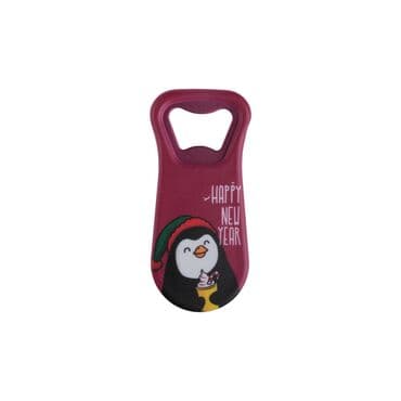 Christmas Themed Customised Uv Printed  Plastic Base Plastic Base Bottle Opener 95x43 mm - 8