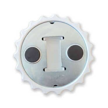 Christmas Themed Customised UV Printed Bottle Cap Shaped Plastic Base Bottle Opener 58x15 mm - 2