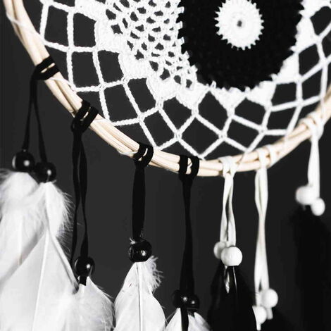 Yin - Yang Macrame Dreamcatcher