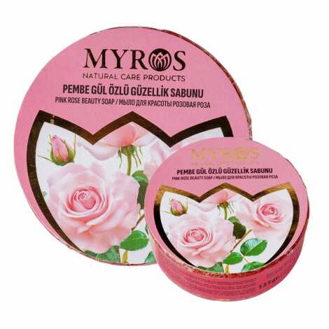 Yuvarlak Pembe Gül Özlü Güzellik Sabunu 135 Gr - 1