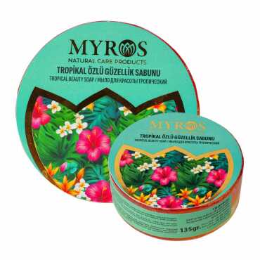 Yuvarlak Tropikal Özlü Güzellik Sabunu 135 Gr - Myros