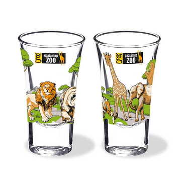 Myros - Zoo Themed Custom Printed Shot Glass 45x70 mm