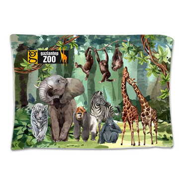 Myros - Zoo Themed Customised Digital Print Cushion 300x500 mm