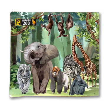 Myros - Zoo Themed Customised Digital Printed Cushion 400x400 mm