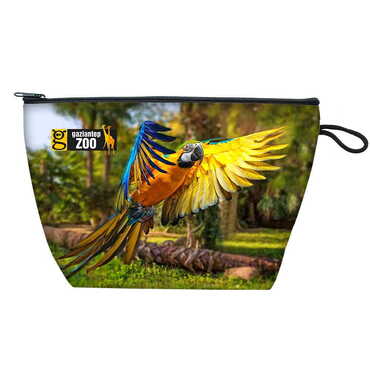 Zoo Themed Customised PVC Hooded Purse 145x220x70 mm - Myros