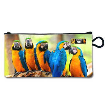 Zoo Themed Customised PVC Pencil Case Purse 210x100 mm - Thumbnail