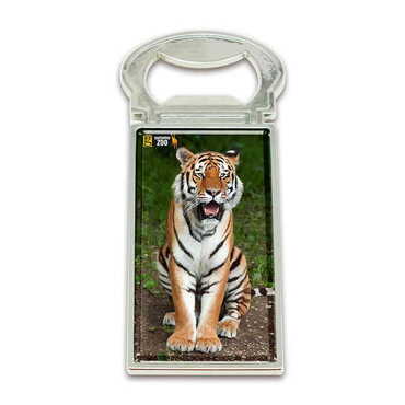 Zoo Themed Metal Rectangle Magnetic Opener 33x90 mm - Myros